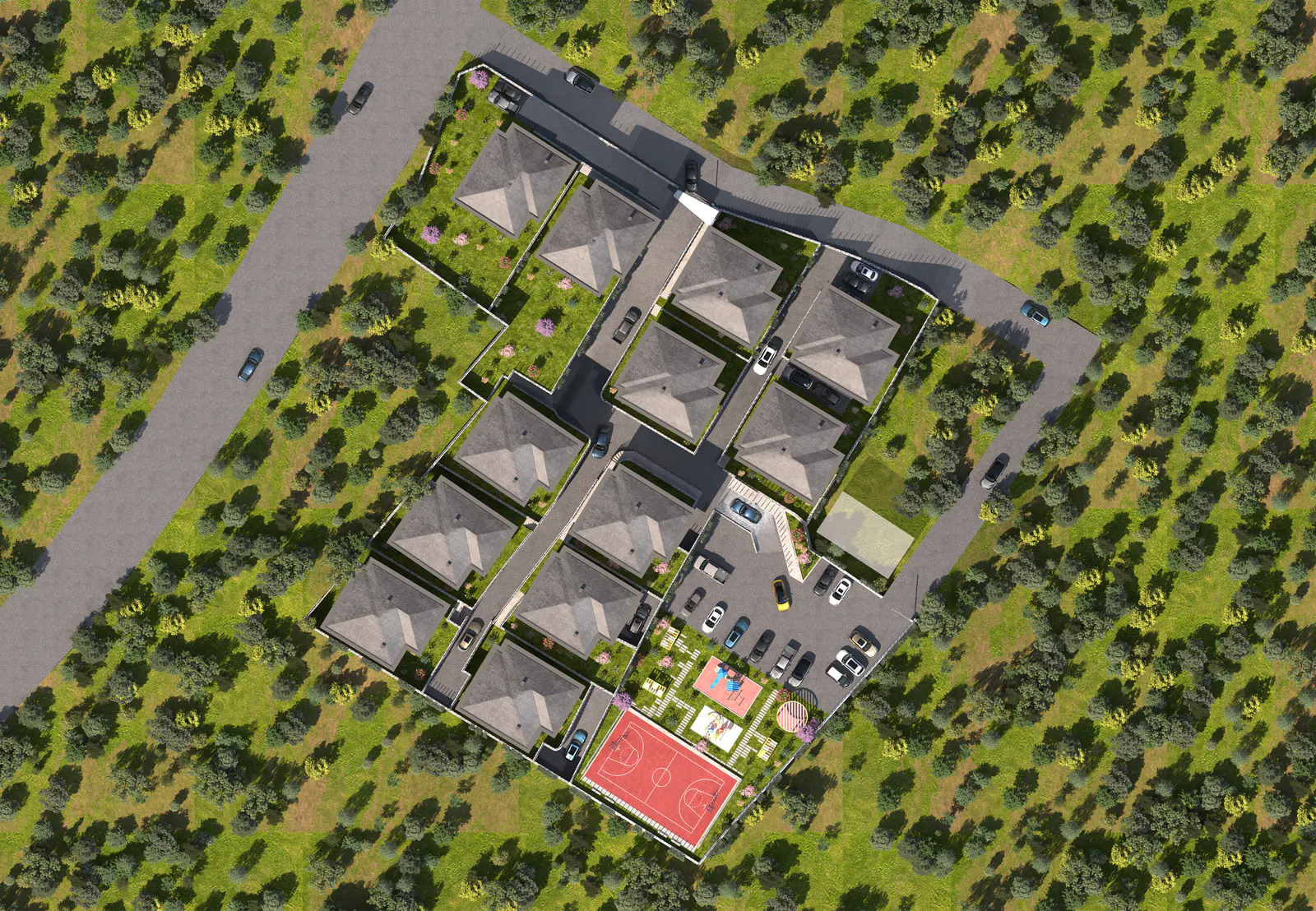 Parsel vaziyet plani render